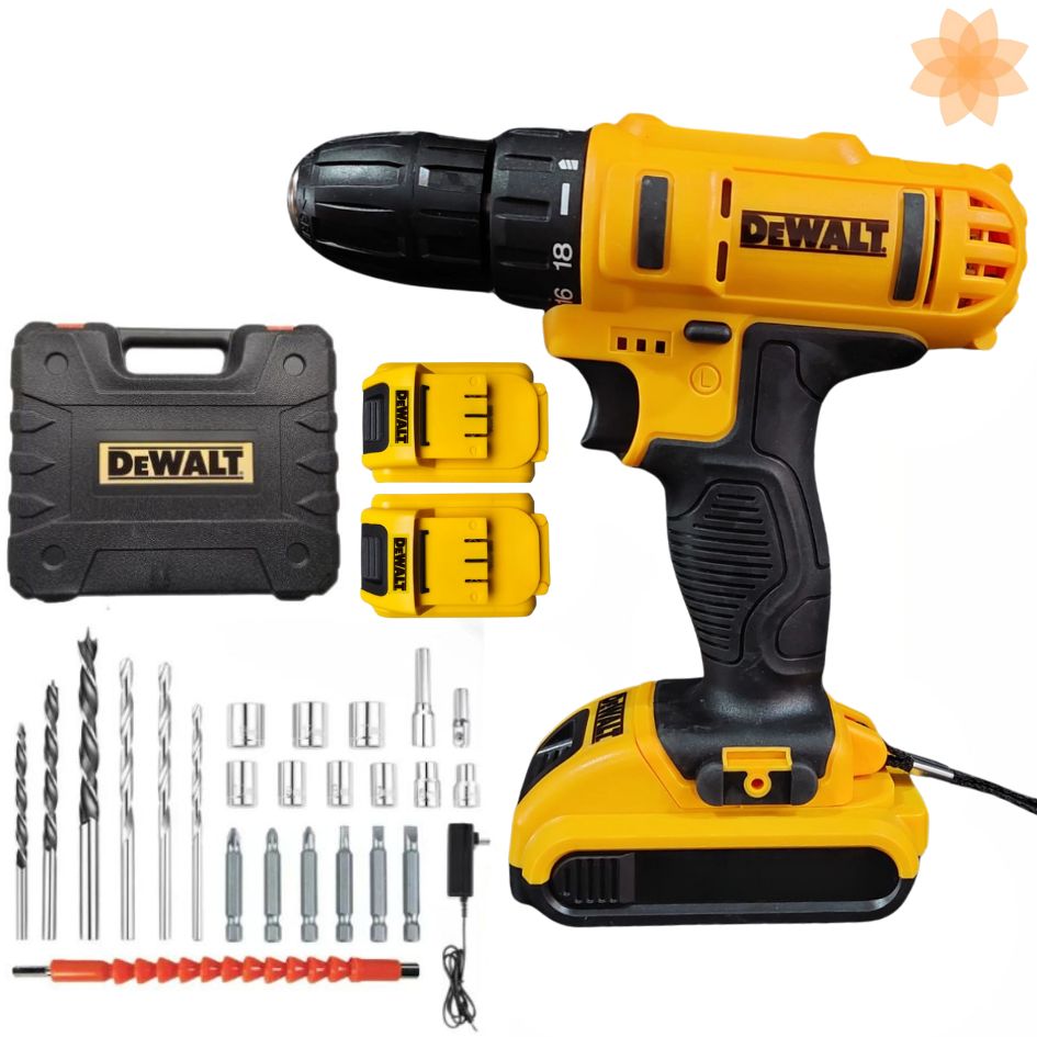taladro DEWALT 2 baterias 48v
